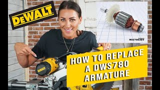 How To Replace a DWS780 Armature [upl. by Anrahc]