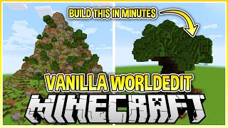 How to get Worldedit in Vanilla Minecraft Bedrock amp Java [upl. by Aerdnuahs]