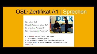 ÖSD A1 Sprechen  ÖSD Speaking Exam A1 [upl. by Baggs]