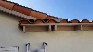 Spanish Clay Tile Roof Repair Overview in Mission Viejo Ca [upl. by Rosena141]