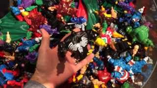 Hasbros Marvel Super Hero Mashers At Toy Fair 2014 [upl. by Rida105]