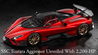 SSC Tuatara Aggressor  Unveiled With 2200 HP [upl. by Madelena]