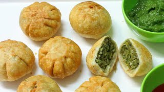 ToovarTuar Lilva amp Matar Kachori  Gujarati Stuffed Lilva Kachori  Tea Time Snacks Recipe [upl. by Anilos]