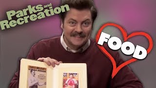 Ron Swansons Love Of Food  Parks and Recreation  Comedy Bites [upl. by Ayikan109]