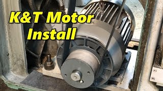 SNS 246 KampT Electric Motor Installation [upl. by Chantal]