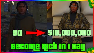 How to Become Rich in GTA 5 Online in 1 Day [upl. by Yznel]