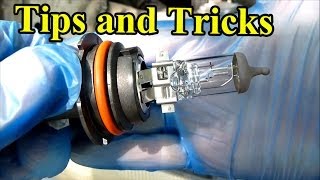 How to Replace a Headlight Bulb Tips and Tricks [upl. by Akiram]