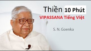 Thực hành 10 Phút thiền Anapana thiền hơi thở dành cho mọi người [upl. by Galligan]