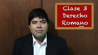 Derecho Romano clase 3 [upl. by Clawson]