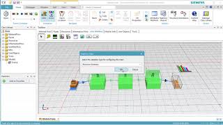 Plant Simulation Creating a Simple Model [upl. by Ahsilav]