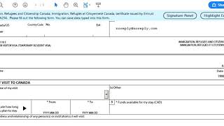 Imm 5257 Application to Visit Canada Temporary Resident Permit Guide Step by Step Full Information [upl. by Irpac]