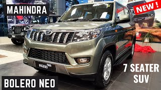 New Mahindra Bolero Neo 7Seater SUV  Premium Interiors Features Price  New Bolero Neo Review [upl. by Maryly722]