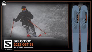 2022 Salomon QST 98 Ski Review with SkiEssentialscom [upl. by Natasha]