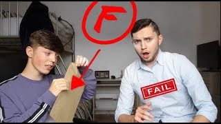 Opening My Brothers SHOCKING Results GCSE Results Day 2018 [upl. by Ettelocin]