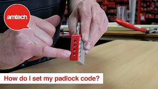 How Do I Set My Padlock Code [upl. by Imtiaz899]