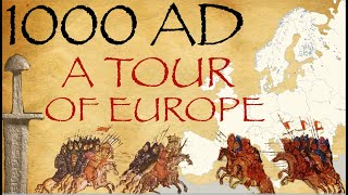 1000 AD  A Tour of Europe  Medieval History Documentary [upl. by Orgell]