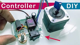 Stepper Motor Controller Without Arduino or Microcontrollers  Simple DIY [upl. by Htiel945]