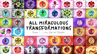 Every Miraculous transformation Season 14 [upl. by Wein]