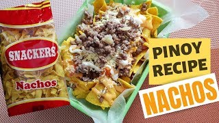 Home Made Nachos  Pinoy Recipe [upl. by Willabella292]