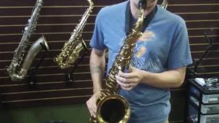 Buescher Big B Tenor Sax 306157 [upl. by Aryajay]