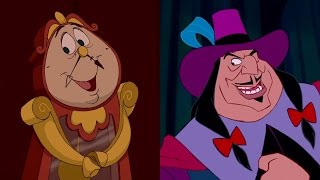 Disney Doppelgängers Cogsworth amp Governor Ratcliffe [upl. by Nimsaj]