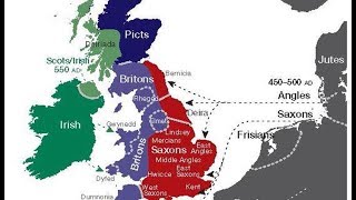 Post Roman Britain Irish and Germanic Invasions [upl. by Einahets]