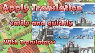 Apply Translation into RPG Maker Games [upl. by Nilecoj495]