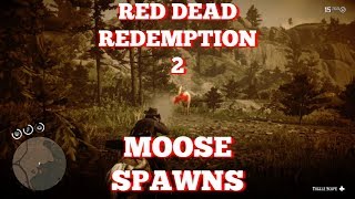 RDR2 MOOSE LOCATIONS [upl. by Alexei]