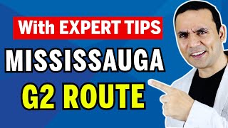 MISSISSAUGA G2 Test ROUTE  Pass G2 Exam in the 1st ATTEMPT with Step By Step CLEAR instructions [upl. by Margarete]