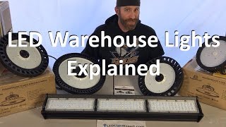 LED Warehouse Lights Explained  Buyers Guide on Warehouse LED Lighting amp LED High Bay Light [upl. by Dysart]