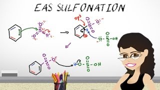 Aromatic Sulfonation Mechanism  EAS vid 5 By Leah4sci [upl. by Areemas38]