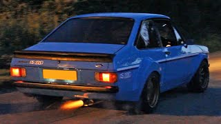 Ford Escort Mk2 Compilation  Leaving Car Meets [upl. by Giorgio]