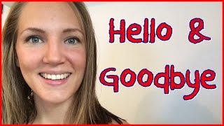 Norwegian Language Basic Hello amp Goodbye [upl. by Marino]