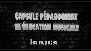 Les nuances en musique [upl. by Yesak]