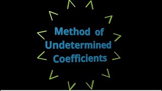 Method of Undetermined Coefficients KTU Engineering Mathematics S2  MAT 102 Module 3 Part 4 [upl. by Odyssey]