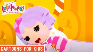 Pillow Featherbed Up All Night  Lalaloopsy Clip  Cartoons for Kids [upl. by Ahtelrac559]