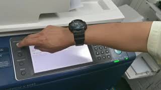 Fuji Xerox printer Setting Scan to PC part 1 [upl. by Newman]