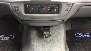 Crown Victoria  quotFixquot Stuck HVAC Controls [upl. by Efal]