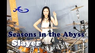 Slayer  Seasons in the Abyss drum cover by Ami Kim 61 [upl. by Betz980]