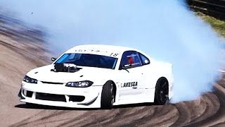 SUPERCHARGED V8 Nissan S15  Loud Drifting [upl. by Assel]