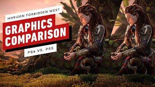 Horizon Forbidden West Graphics Comparison PS4 vs PS5 [upl. by Enyr]