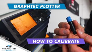 How to setup your graphtec plotter for cutting window tint patterns FC9000 [upl. by Leta]