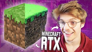 MINECRAFT AVEC DES GRAPHISMES REALISTES   MINECRAFT RTX [upl. by Babcock]