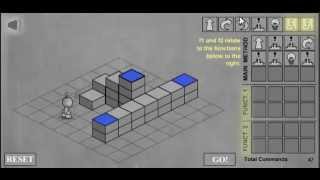 Lightbot levels 1 2 3 4 5 6 7 8 9 playthrough  how to do the levels [upl. by Assilym]