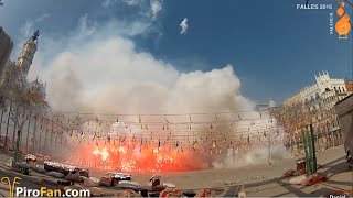 Mascletà 17 de Marzo Fallas 2016  Pirotecnia Caballer FX [upl. by Ollayos]