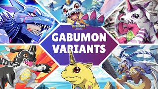 Gabumon  All Variants [upl. by Kristine]