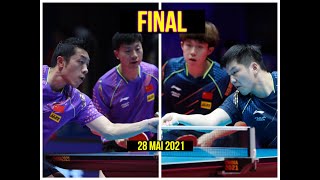 Ma LongXu Xin vs Wang ChuqinFan Zhendong Men’s Doubles Final [upl. by Akinhoj]