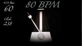 80 BPM  Metronome [upl. by Stockwell]