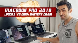 MacBook Pro  RAM Review  LPDDR3 vs DDR4  Battery Drain Test [upl. by Atnuahsal257]