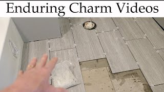 Learn How To Layout Bathroom Floor Tile [upl. by Dixil]